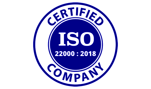 iso certification for company ISO 22000:2018