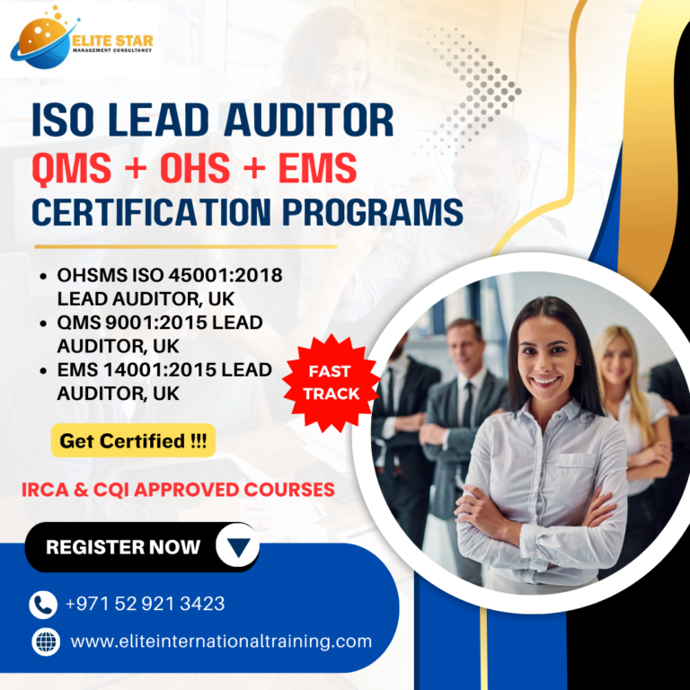 iso lead auditor course fee in uae